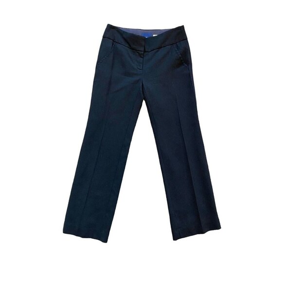 J.Crew Vintage Womens Favorite Fit Black Pleated Dress Slacks Petites Size 2 - Picture 1 of 4